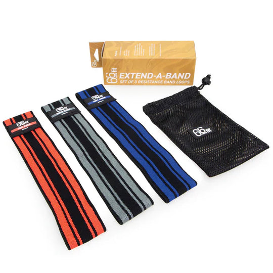 66FIT EXTEND-A-BAND FABRIC RESISTANCE LOOPS - SET OF 3