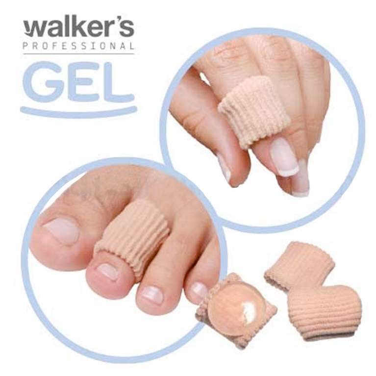 WALKER'S GEL RIBBED DIGITAL PADS - PKT 12