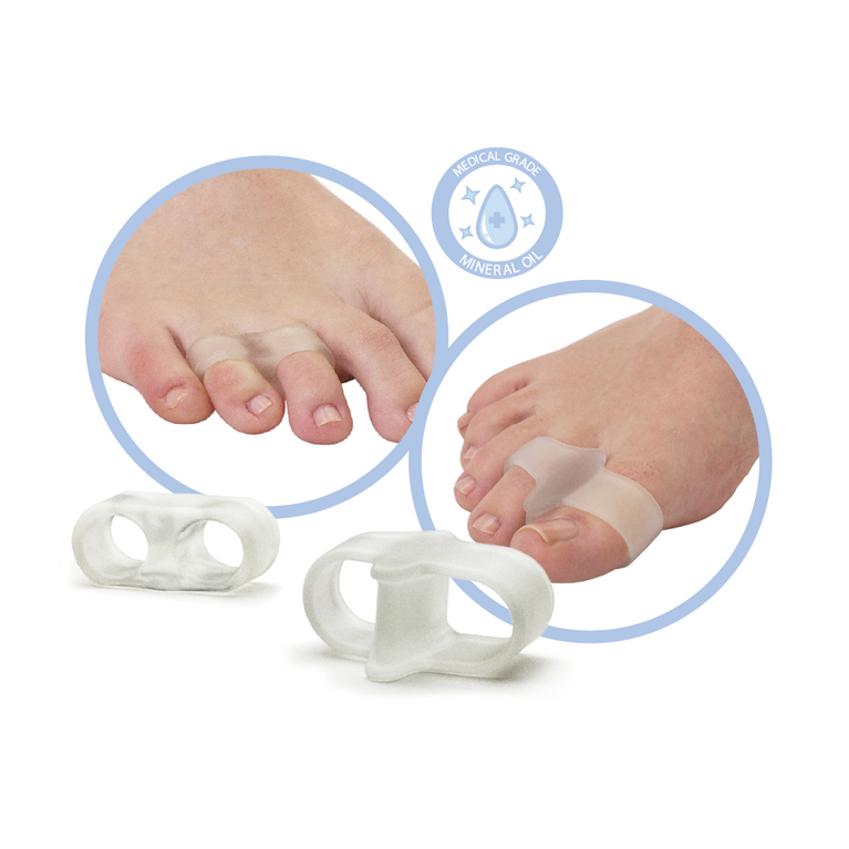 WALKER'S GEL LOOPED TOE SPACER - PKT 4