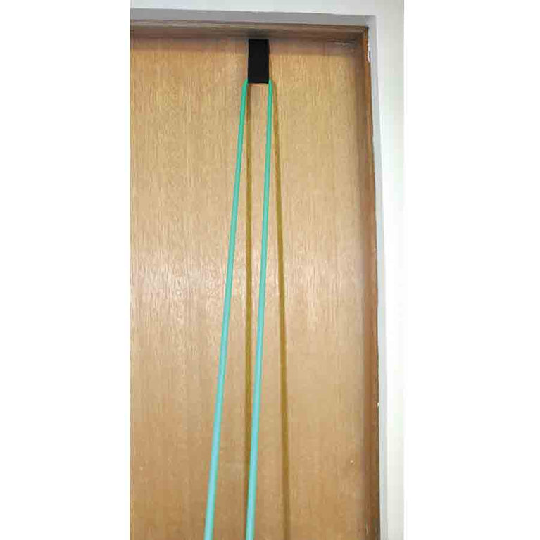 Anchor Stirrup in use over a closed door.